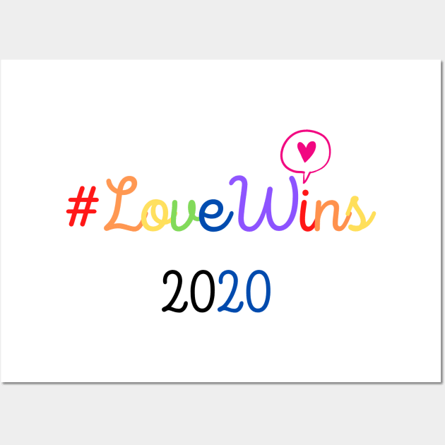 #LoveWins Wall Art by Mad Ginger Entertainment 